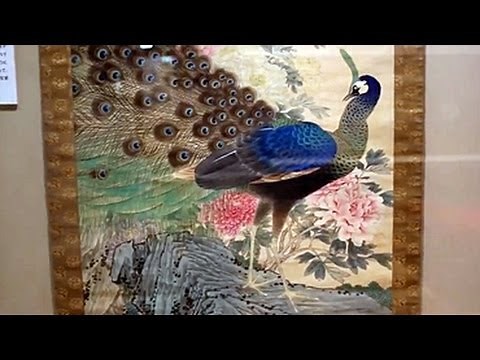 円山応挙《孔雀牡丹図》 江戸東京博物館 ファインバーグ・コレクション展 ― 江戸絵画の奇跡 ―