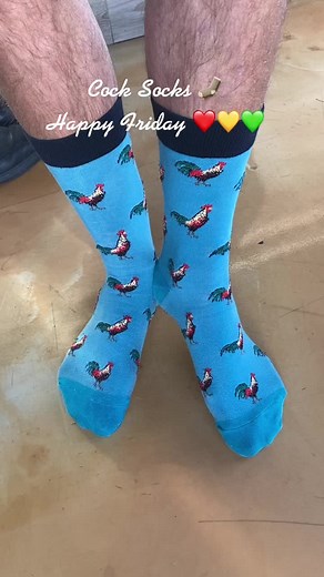 Today it’s Cock Socks 🧦 Happy Friday !!! #fyp #coopssocks #fridayvibes #roosters