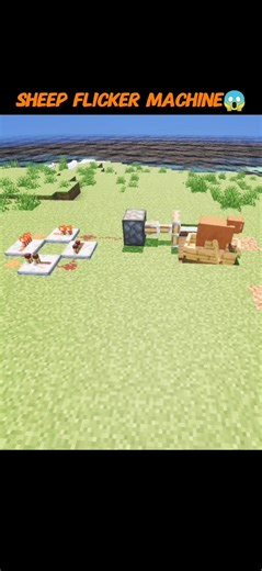 Minecraft Sheep Flicker Machine 😱 | OP Redstone Trick!