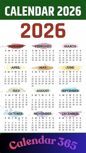 Simple 2026 Calendar - 2026 Calendar: Simple Monthly View (Jan to Dec)