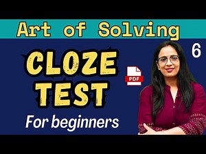 Cloze Test for Beginners - 6 || Easy Tips and Tricks for Scoring Well || English With Rani Ma'am
