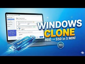 How to Clone Windows from HDD to SSD in 5 Minutes (No Data Loss)
