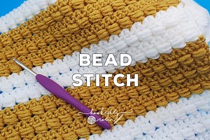 Crochet Bead Stitch [Free Video Tutorial & Written Pattern!] — Hooked by Robin