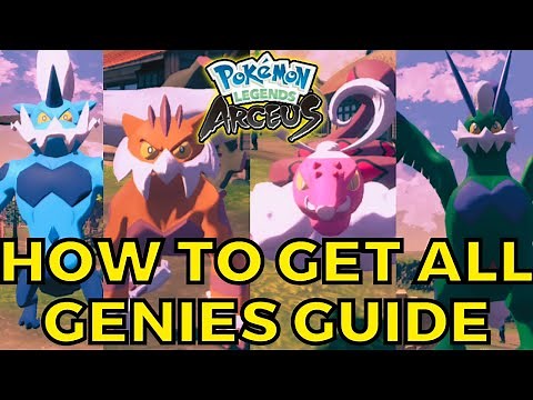 How To Get All 4 Forces of Nature Genies Guide in Pokemon Legends Arceus