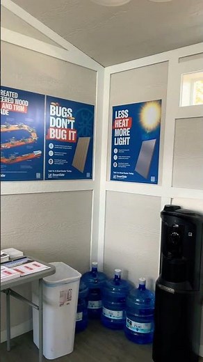 14x40 Studio Finished Summit Structures #shed #tinyhouse #backyardshed #diy #storagesolution