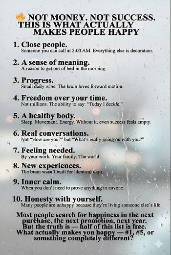 10 Things That Actually Make People Happy#happiness #motivation #psychology #mindset #amazingfacts