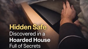 Hidden safe discovered in a hoarded house full of secrets