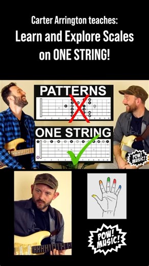 Carter Arrington ( @caguitar ) shows how the best way to really learn and HEAR a scale or mode, and understand the intervals, and the distances between them, is to practice it and explore it on one string! this is a clip of a 90 minute interview soon to be posted on my YouTube channel. Be sure to subscribe. Link in bio. Guitars by @forshageguitars . . #guitarlessons #guitar #guitarlesson #majorscale #modes #dorianmode #guitarist #guitartabs #guitarra #guitarrista #guitarplayer #guitarists #guita
