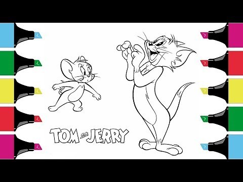 Tom and Jerry Coloring Pages |Cartoon Classic |Tom & Jerry Coloring Book