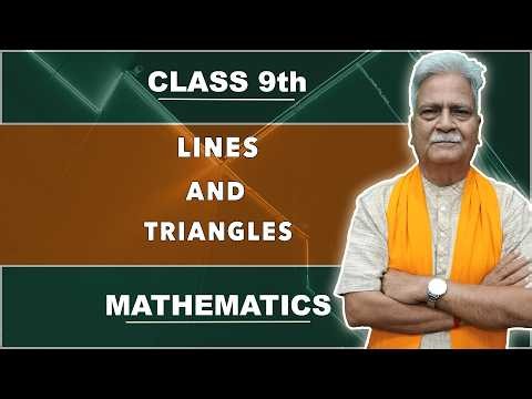 LINES AND TRIANGLES - INTERSECTING , NON INTERSECTING LINES Class 9 MATH by Dr.G.N.Tiwari IIT DELHI
