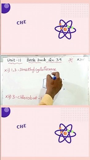 Structure of 1,3 - dimethylcyclohexane #chemistry #tricks