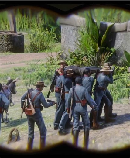 Rockstar actually added these death scenes for the someone who doesn't follow the scripts mission... #reddeadredemption2 #rdr2 #gaming #fyp
