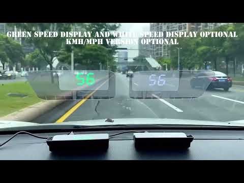 Digital Car Dashboard Speedometer GPS HUD Meter Car Windshield Speed Projector for Universal Cars