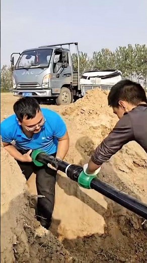 Fast HDPE Pipe Deployment Using PP Compression Couplings