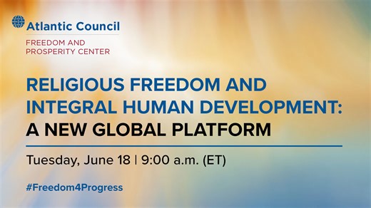 Religious freedom and integral human development: A new global platform