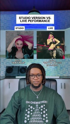 Studio Version Vs. Live Performance: ADÉLA "Ain't In LA" #shorts #adéla #music