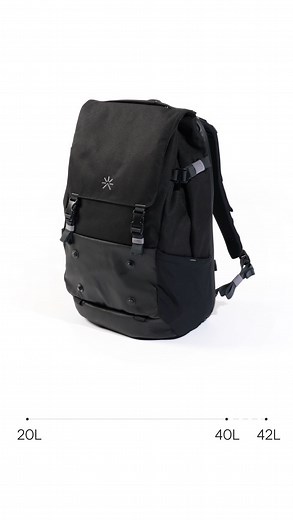 Tropicfeel | Shell was the first backpack we ever released, and it’s still one of the best modern-day travel backpacks!⁠ ⁠ It expands from 20L to 42L so... | Instagram