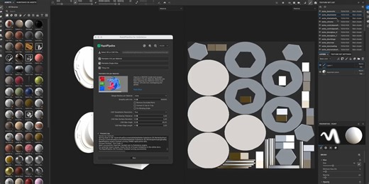 CAD prep for Substance 3D Painter doesn't have to mean switching between multiple tools anymore. RapidPipeline's new plugin brings import and optimization directly into SP – handle tessellation, winding order correction, mesh simplification, and UV generation all at once. Generate paintable UVs, single atlas, or tiling UVs right during import. Everything is processed locally on your machine. Check it out: https://rapidpipeline.com/en/adobe-substance/?utm_source=80lv&utm_medium=cpc&utm_campaign=2