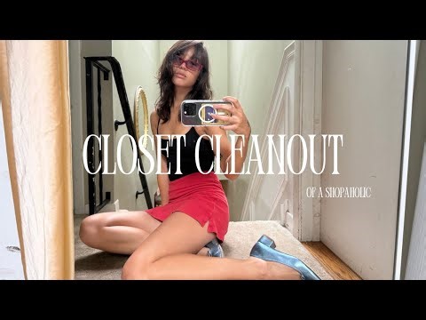 closet cleanout : of a shopaholic
