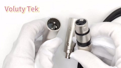 Microphone Adapter Suitable for RCA Female to XLR Male Adapter Audio Connector 2pcs