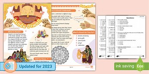 KS1 Hindu Diwali Differentiated Reading Comprehension Activity