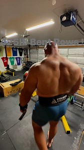 201K views · 2.9K reactions | 425lb Bent Rows for 8 in training today! Thought I would channel my inner @larrywheels / @bradcastleberry ! Haha! It’s hot in the garage during the summer! @evolutionathleticsgear 13 mm Lever BeltExtreme Lifting Straps 1.5”#evolutionathleticsgear #strongman #beststrong #barbellapparel #powerlifting #trainhard #ageisjustanumber | Nick Best | Pro | Strongman | Facebook