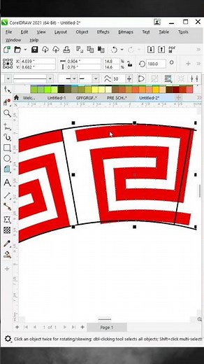 Repeating Objects Around Shapes in CorelDRAW | Coreldraw tutorial | Border Design | Madhav Corel