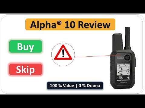 Garmin Alpha® 10 Review 🔍 Compact Dog Tracker Worth It? Features, Pros & Cons Explained