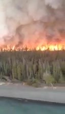 Funny River Fire Operations Branch Director Clinton Northway captured this video while flying over Tustumena Lake late Monday night, May 26, 2014. | Alaska DNR - Division of Forestry & Fire Protection - DFFP