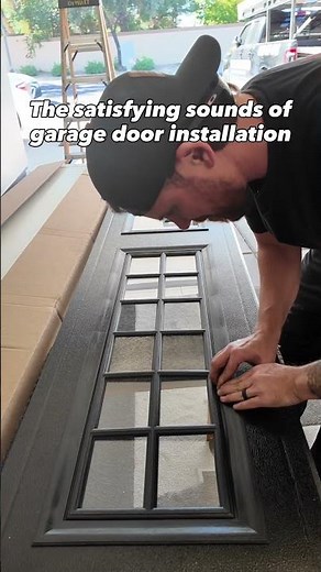 ASMR Garage Door Installation