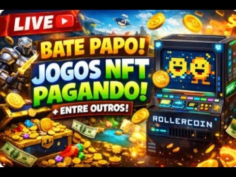 NFT Games e Web3: Live com Bate-Papo Sobre Play to Earn, Cripto e o Futuro dos Games