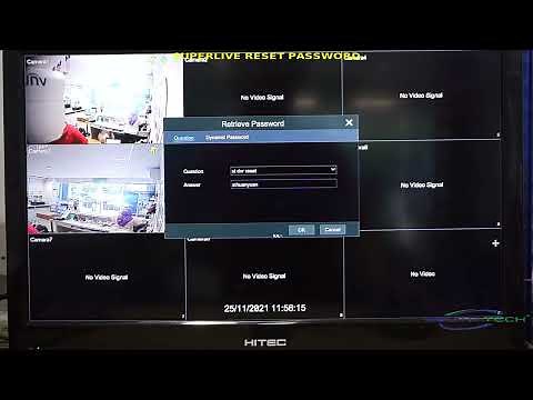 SouthTech TVT DVR/NVR (Apps: SuperLivePlus) How to reset password