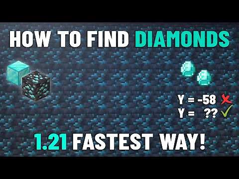 How to Find Diamonds in Minecraft 1.21 NEW UPDATE
