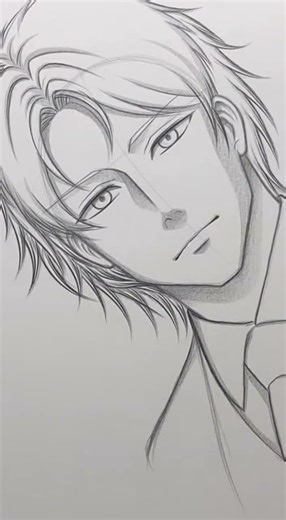 How to Draw Anime Male Face | Step-by-Step Sketching Tutorial