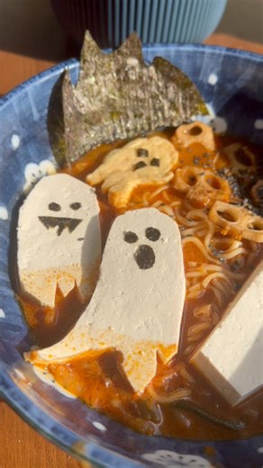 2.2K views · 28 reactions | 喝 Spooky Vegan Kimchi Ramen  Even...