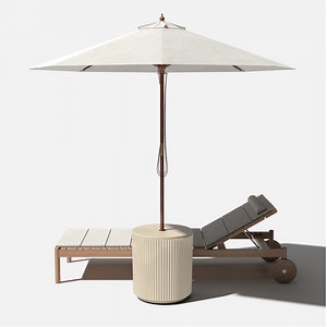 Veradek Umbrella Side Table - Sand