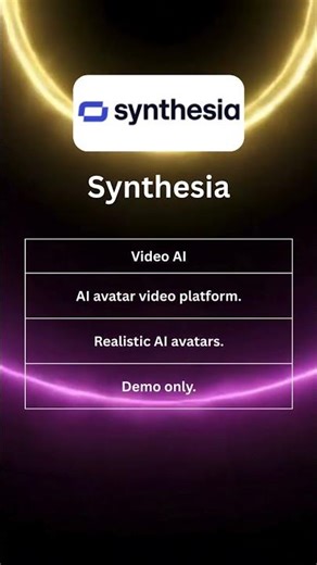 Synthesia - Create AI Avatar Videos Without Camera!