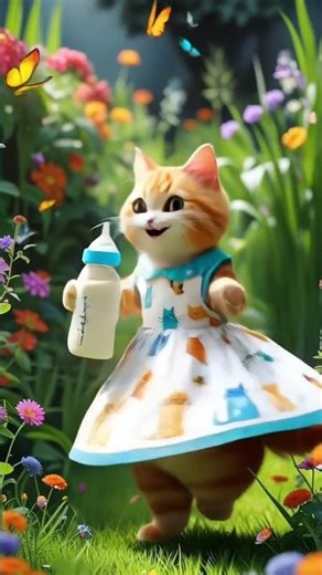 Magical Cat Wizard Casting Spells | Enchanting Animation!"