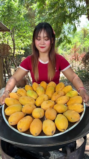 Amazing cooking mango recipe#tiktokfood #recipe #cookies #cooking #foodtiktok