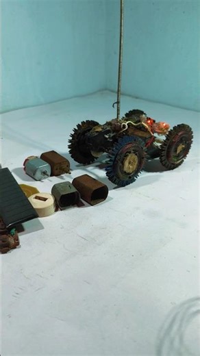 kabadi se banayi remote control kar #shorts #car