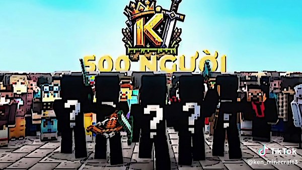 Minecraft Challenge: 25 YouTubers vs 500 Players