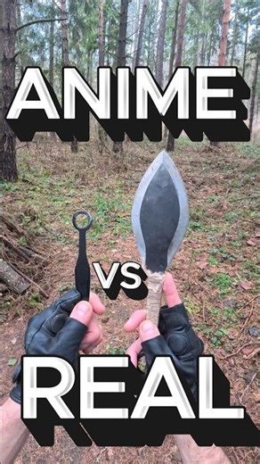 ANIME Kunai VS REAL Kunai