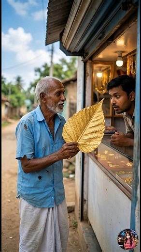 গরিব দাদু ও সোনার পাতা । #goldleaf #ai #shorts #grandpa