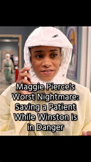 Maggie Pierce's Worst Nightmare: Saving a Patient While Winston is in Danger #shortvideo #shorts