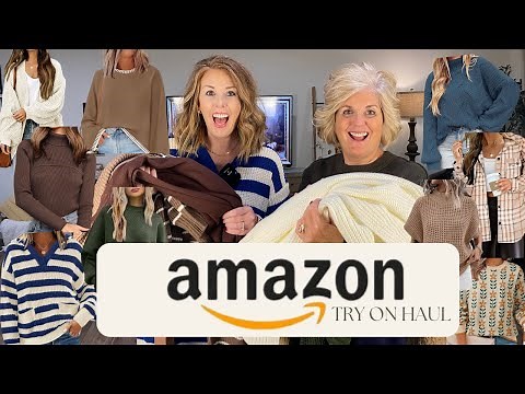 This Amazon Try On Haul is FULL of amazon favorites!! All of these sweaters are amazon must haves!!