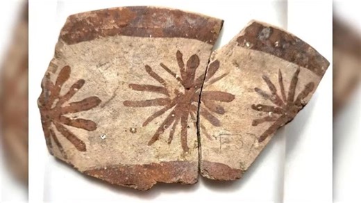 Some very old pottery may reveal something new about the history of human thought. Take a look at the flowers painted on these eight-thousand-year-old bowls. Archaeologists note they show flowers with four, eight, 16, 32, or 64 petals. That indicates the people who painted them were thinking in mathematical terms. The pottery is from a time hundreds of years before ancient texts that prove people were using math. Scientists think this comes from a more rudimentary math, like what would be used t