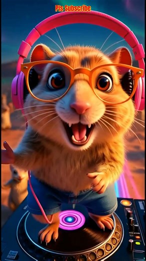 This Hamster DJ Just Broke the Internet 😱🎧 | Cutest DJ Ever #aivideo #viralvideo