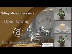 8- Opacity map in vray material