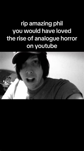 while i love dan and phil's current content a little bit of me also woshes we got more of phil's horror inspired fiction content because he was so insanely creative #danandphil #phan #amazingphil #phillester #horror