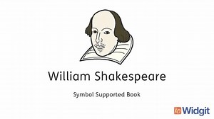 A short story about the life of William Shakespeare. Supported with Widgit Symbols and narrated by Douglas Rutherford Watt. #ShakespeareWeek ##Shakespeare #WilliamShakespeare #Widgit #WidgitSymbols #Reading #Education #History | Widgit Software